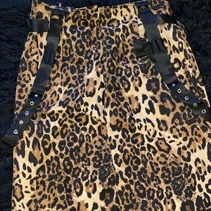 Cheetah cargo pants